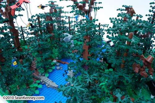 Sean Kenney - Art with LEGO bricks : Rainforest 1 of 3 : Healthy