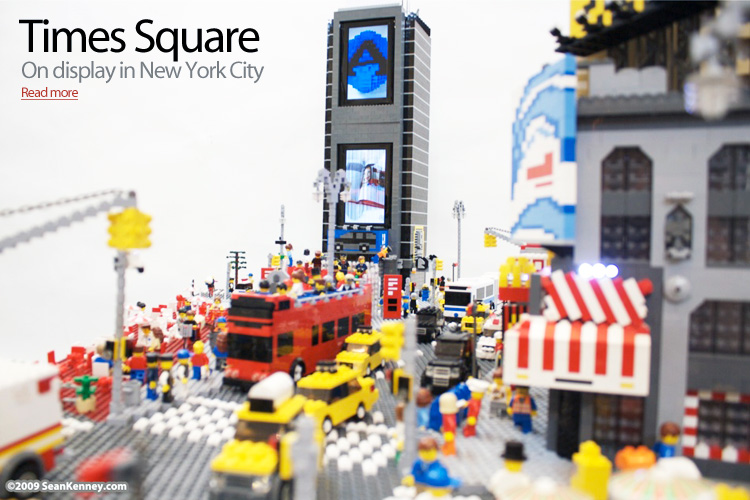 Times Square LEGO model by Sean Kenney.