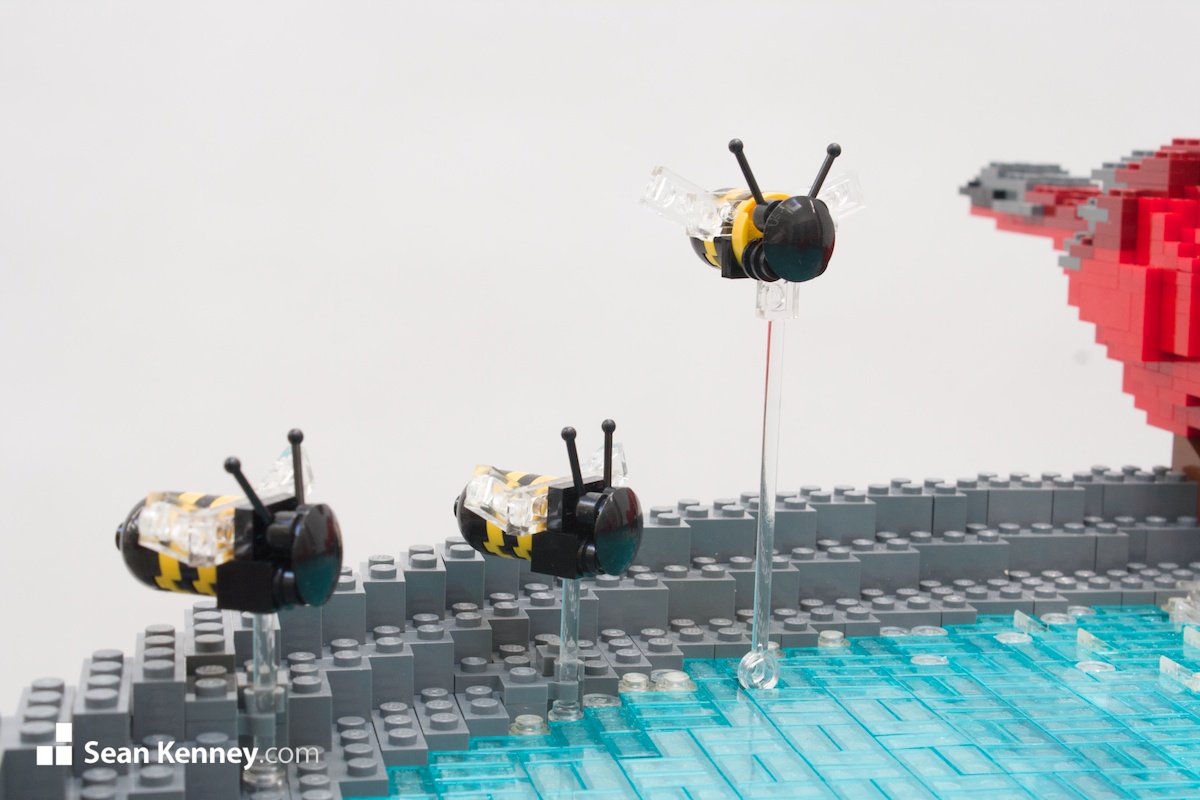 LEGO exhibit - Birdbath