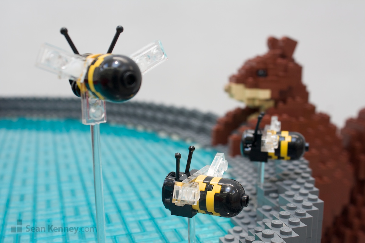 Famous LEGO builder - Birdbath