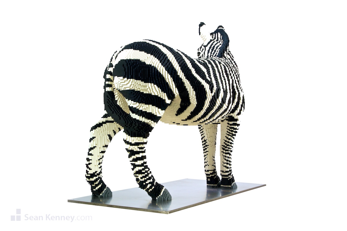 zebra wildebeest lego portfolio danger