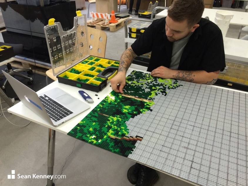 LEGO artist - Deforestation