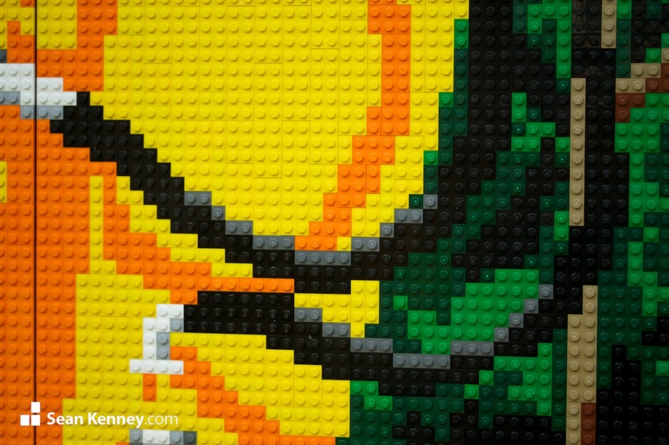 Sean Kenney's art with LEGO bricks - Deforestation