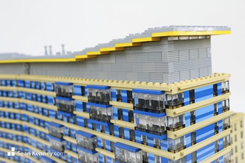 Sean Kenney's art with LEGO bricks - Boston Marriott