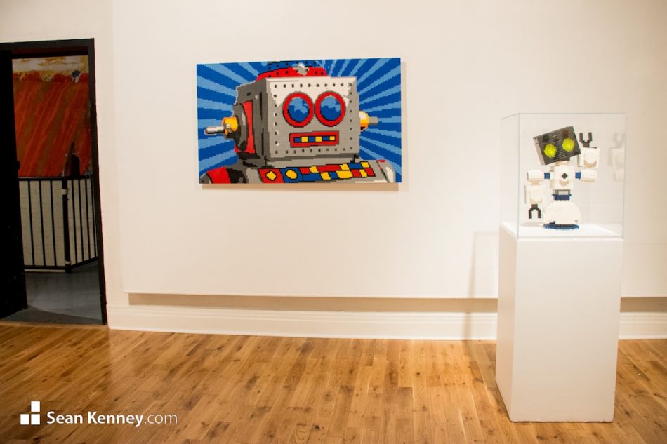 Sean Kenney's art with LEGO bricks - “Piece by Piece” at the Pensacola Museum of Art