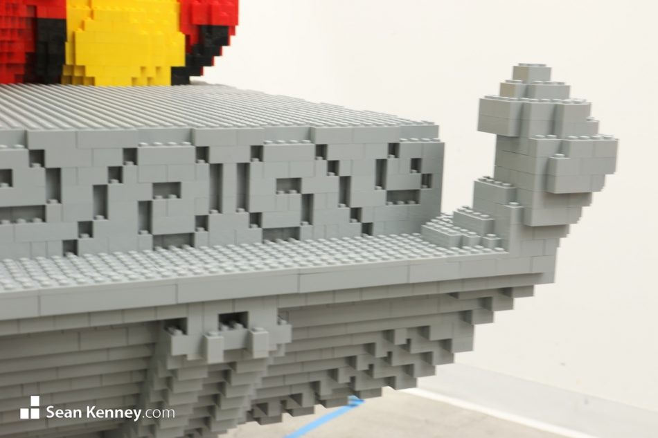 Art with LEGO bricks - Dragon