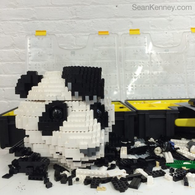 Art of the LEGO - Baby pandas playing