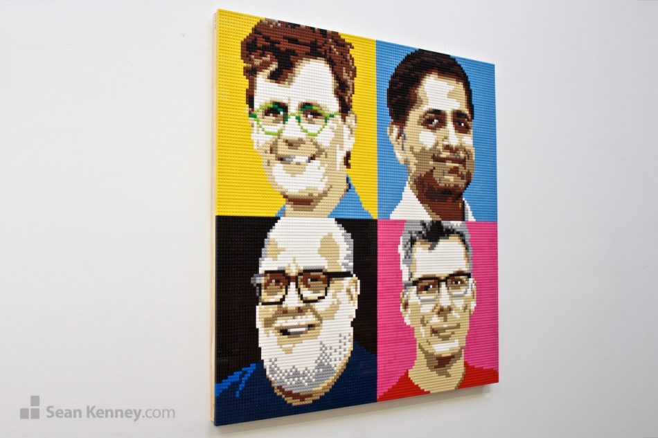 LEGO portrait - Corporate founders