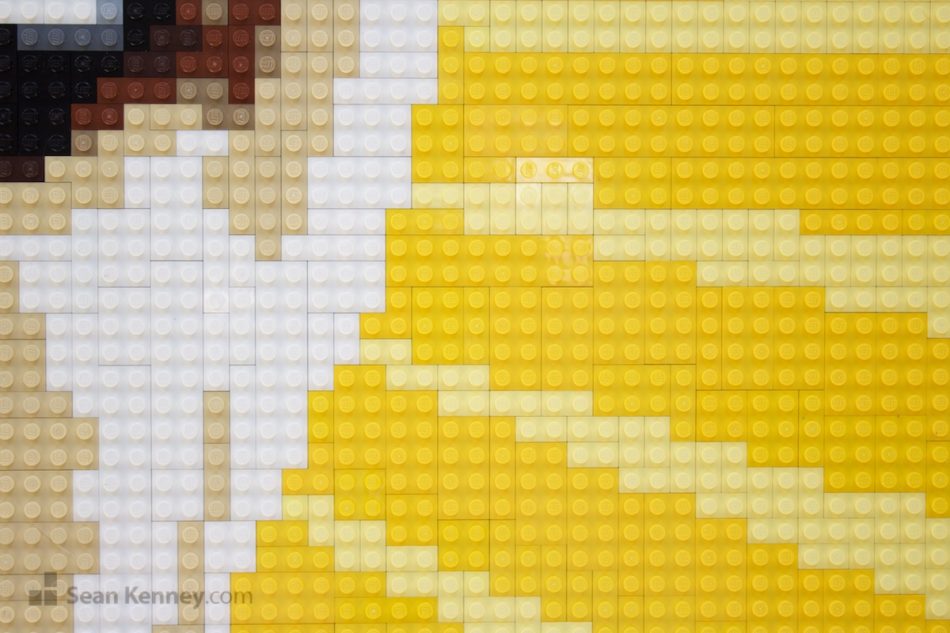 custom LEGO portrait - Edlyn