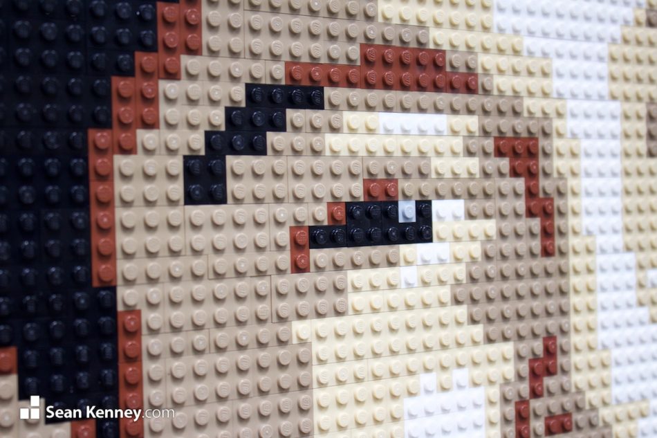 LEGO portrait from any photo - Tuxedo boy