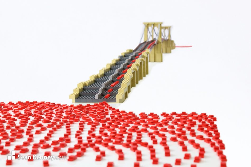 Art of LEGO bricks - Bridge Traffic