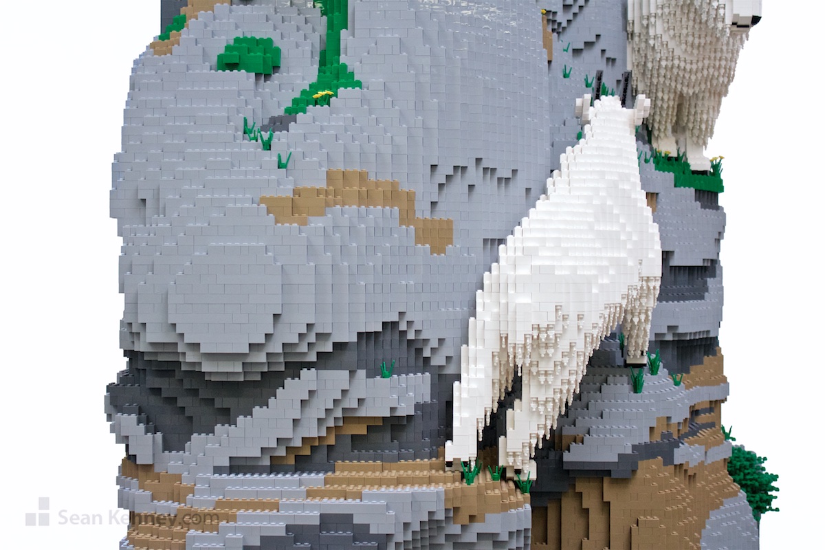 LEGO exhibit - Mountain Goats