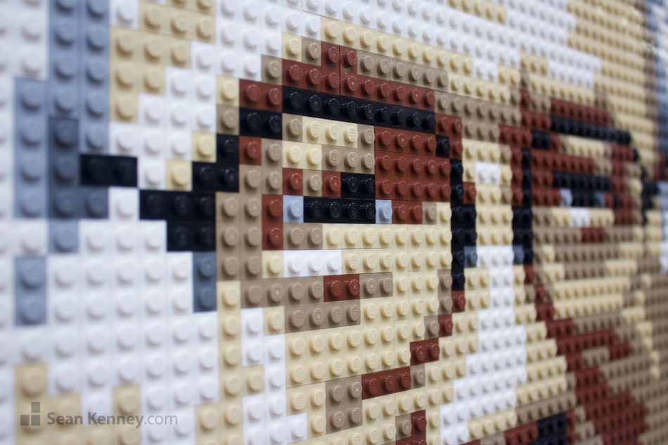 lego mosaic - The science guy