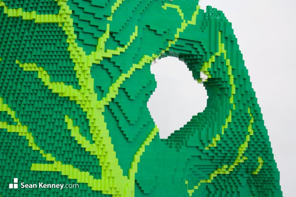 Art with LEGO bricks - Caterpillar
