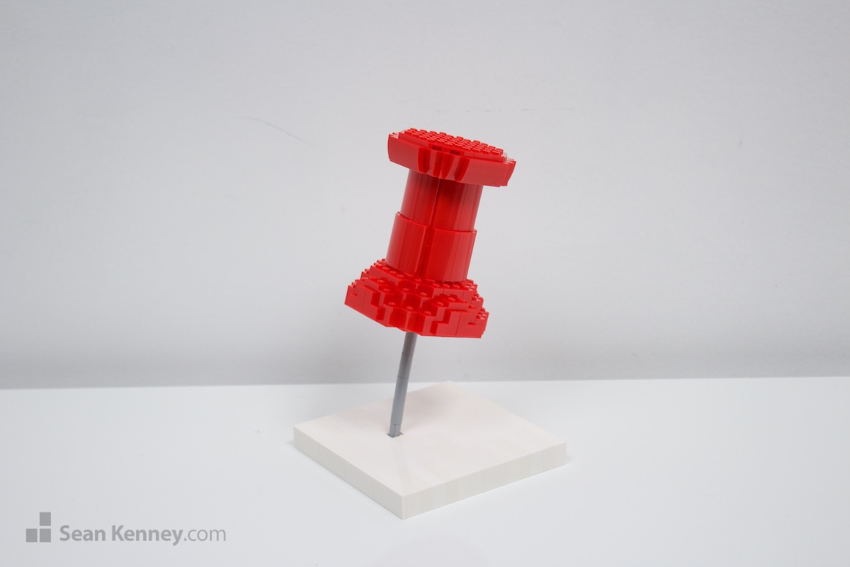 Art of the LEGO - Pinterest pushpin