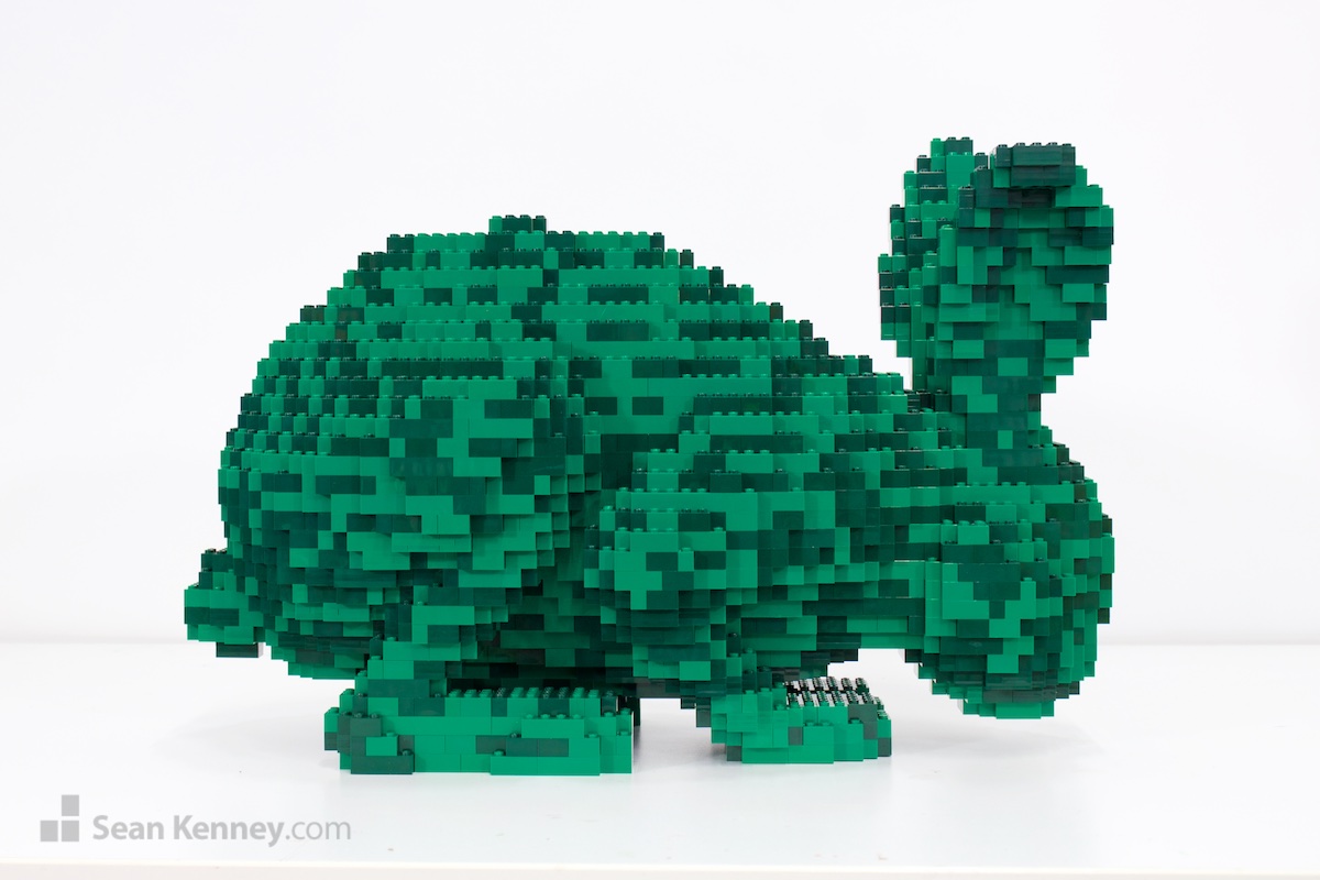 LEGO art - POP-art bunnies