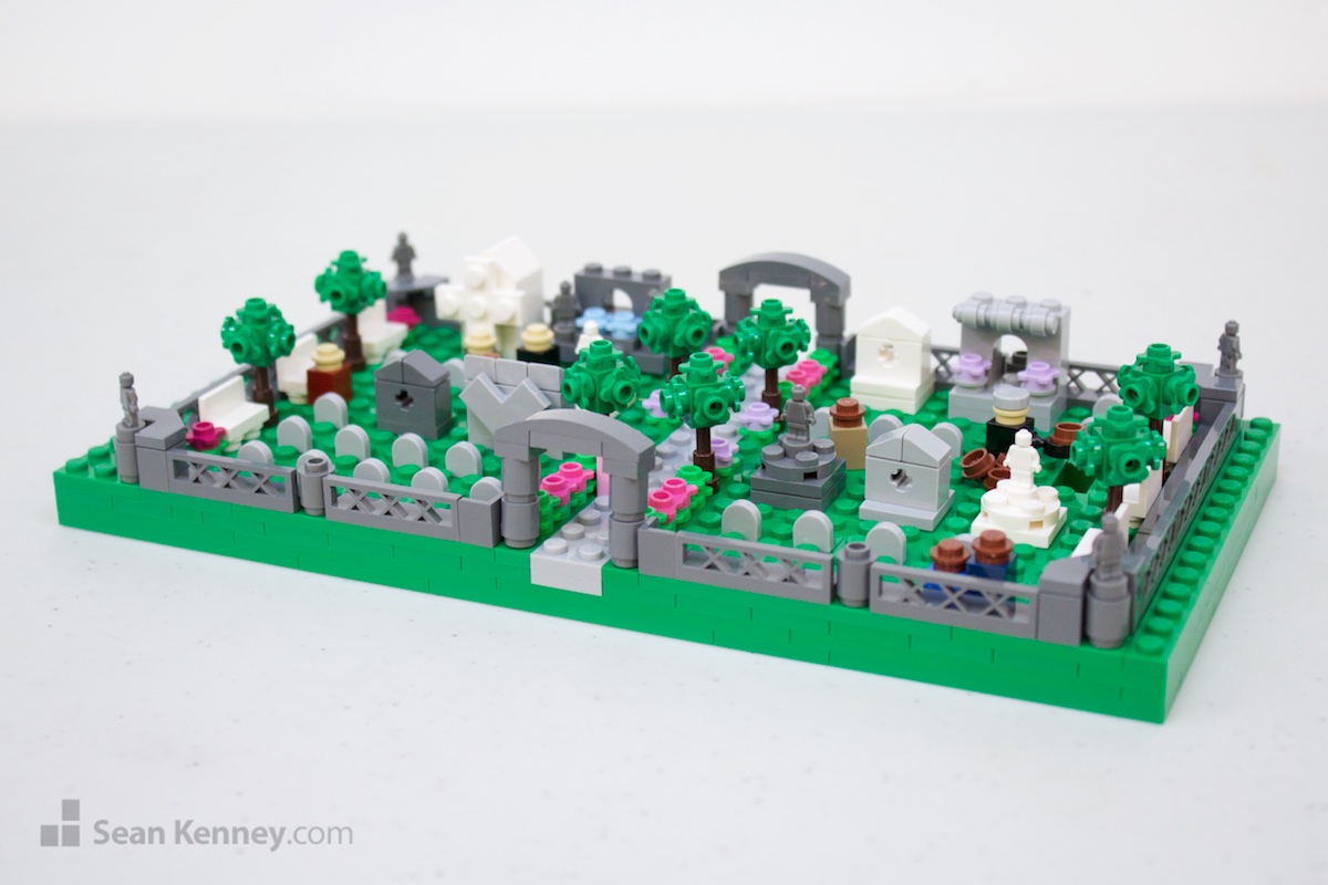 Art with LEGO bricks - Cemetery