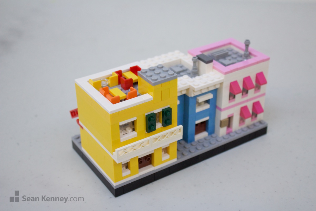 Sean Kenney's art with LEGO bricks - Waterfront restaurants