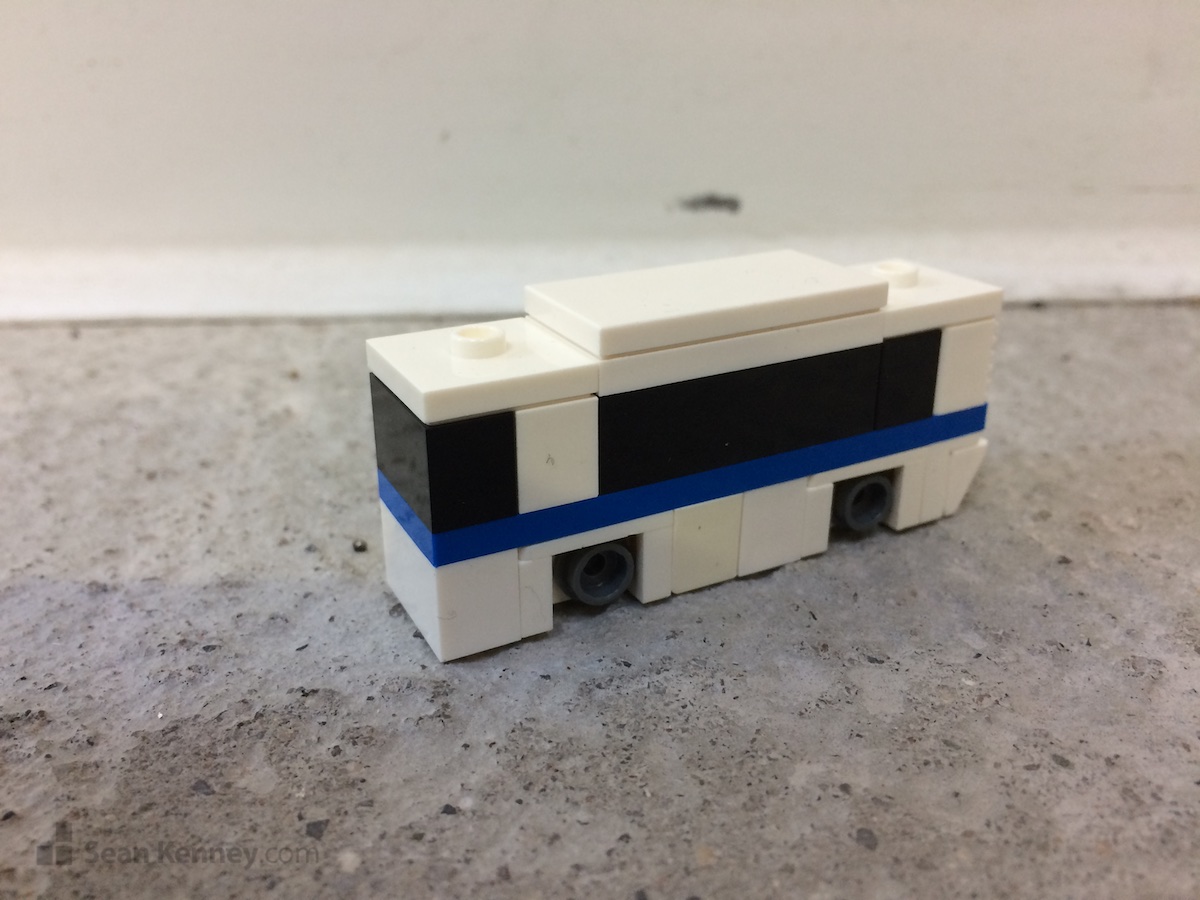 Greatest LEGO artist - Tiny trucks, trains, and cars