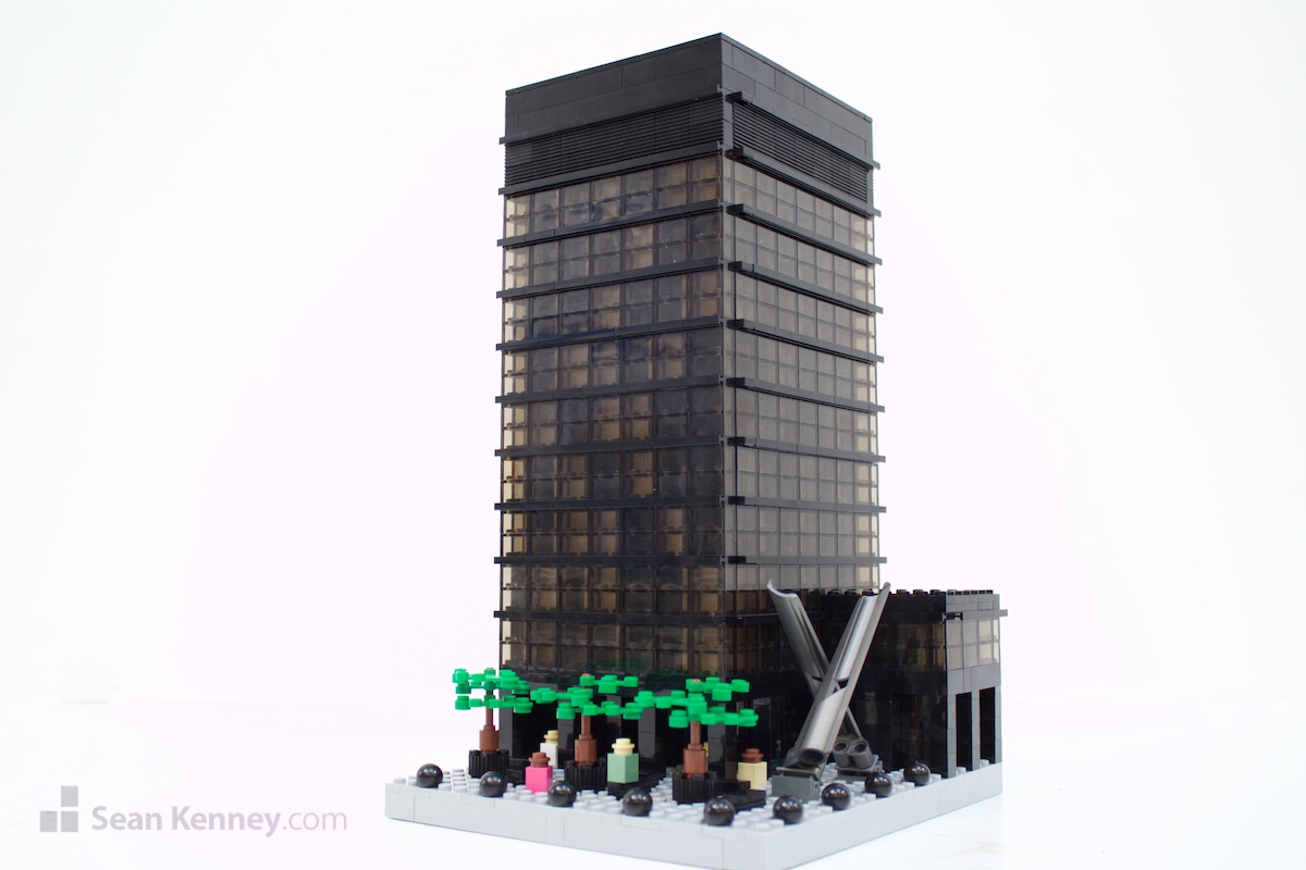 LEGO sculpture - Midtown city office block