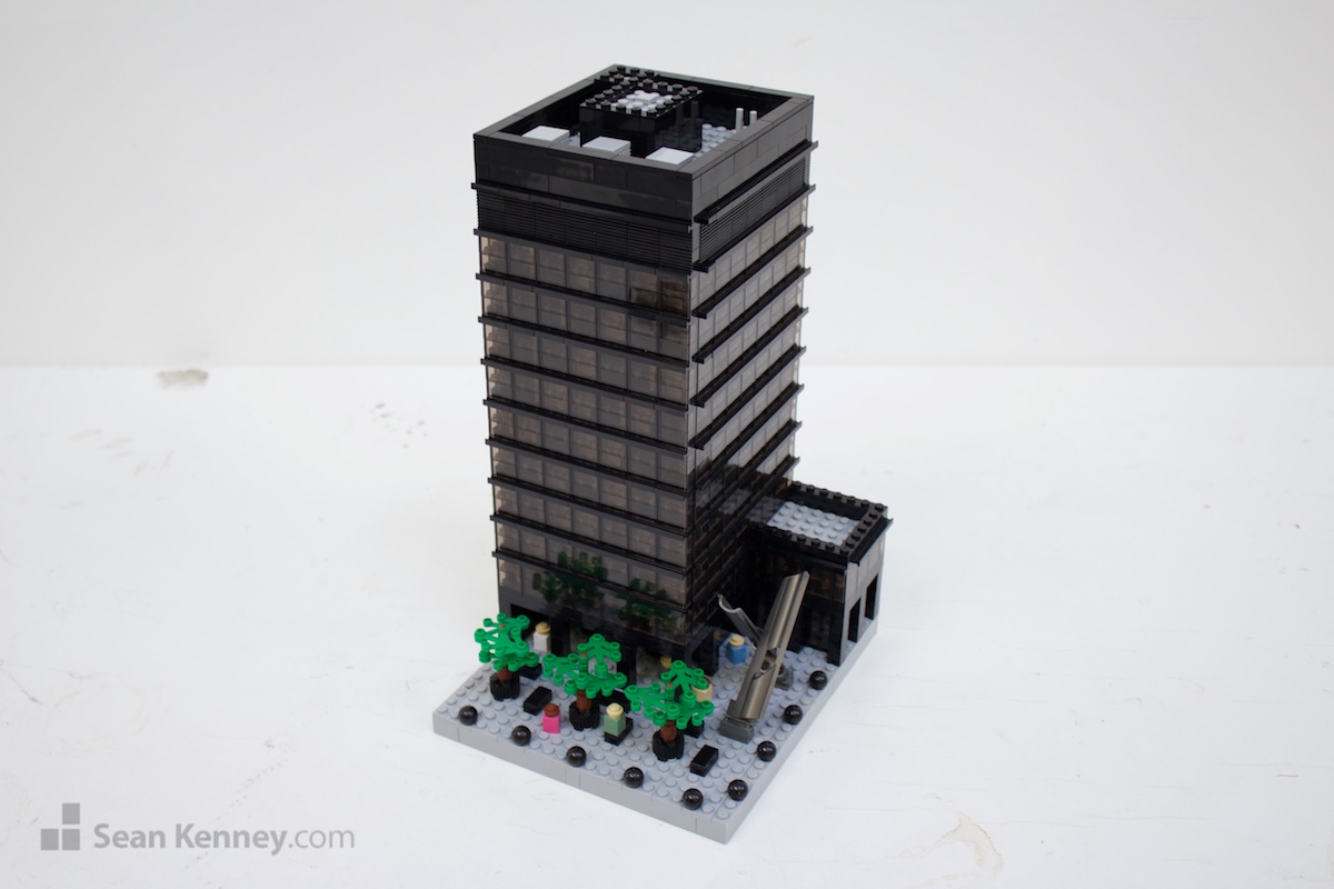 LEGO exhibit - Midtown city office block