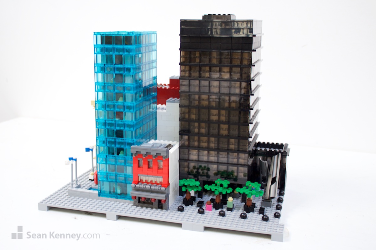 Art with LEGO bricks - Midtown city office block