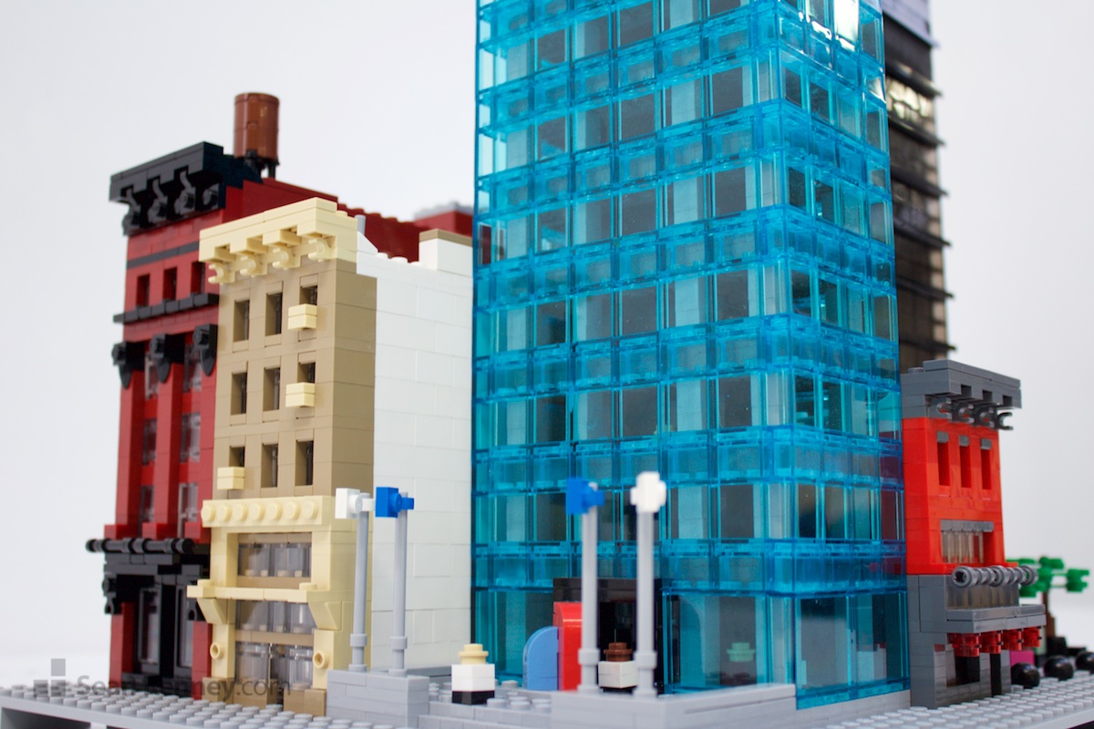 LEGO art - Midtown city office block