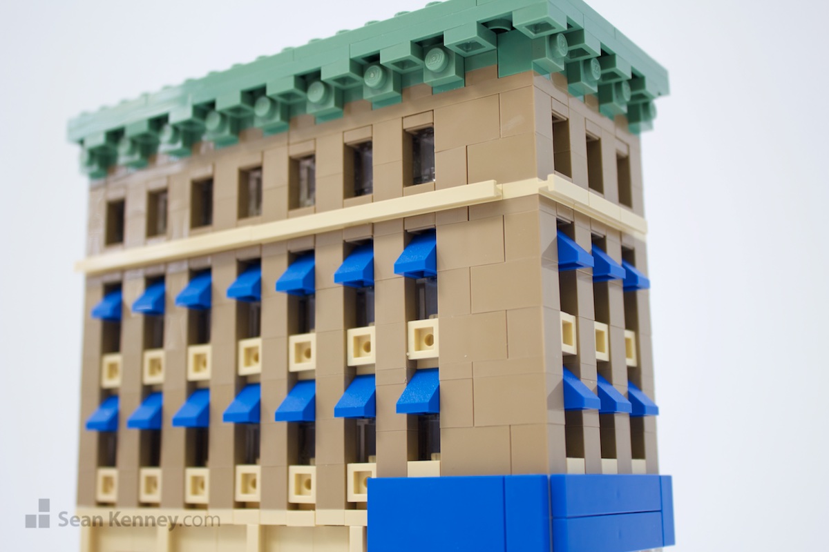 LEGOs exhibit - Tiny department store on Fulton Street