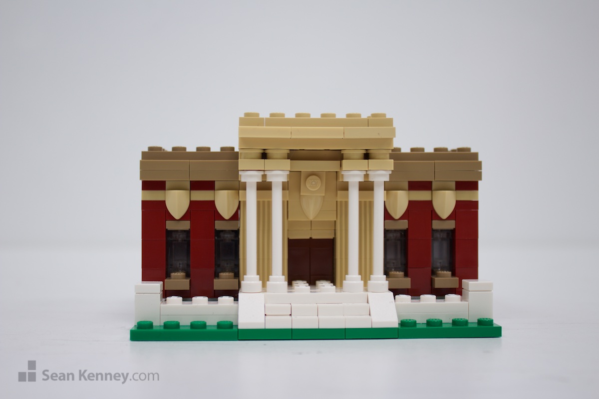 LEGOs exhibit - Little city library