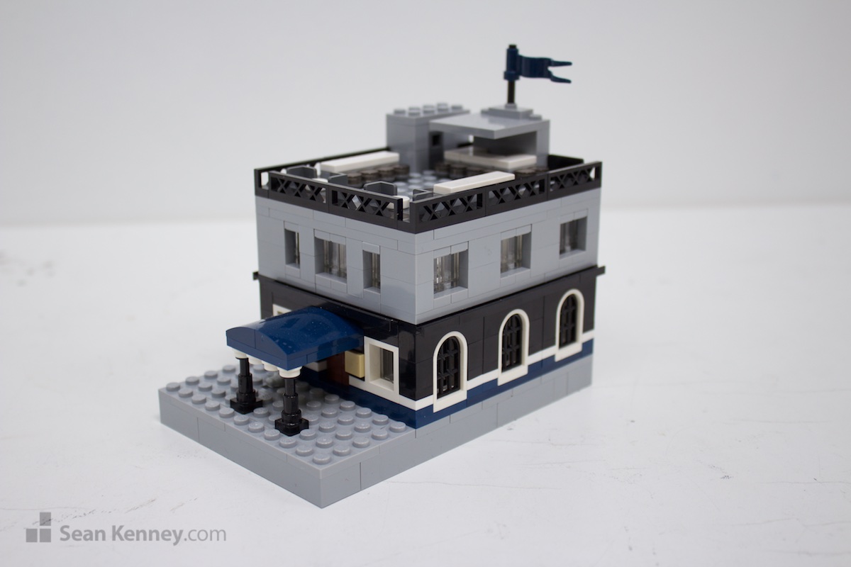 LEGO art - Rooftop restaurant