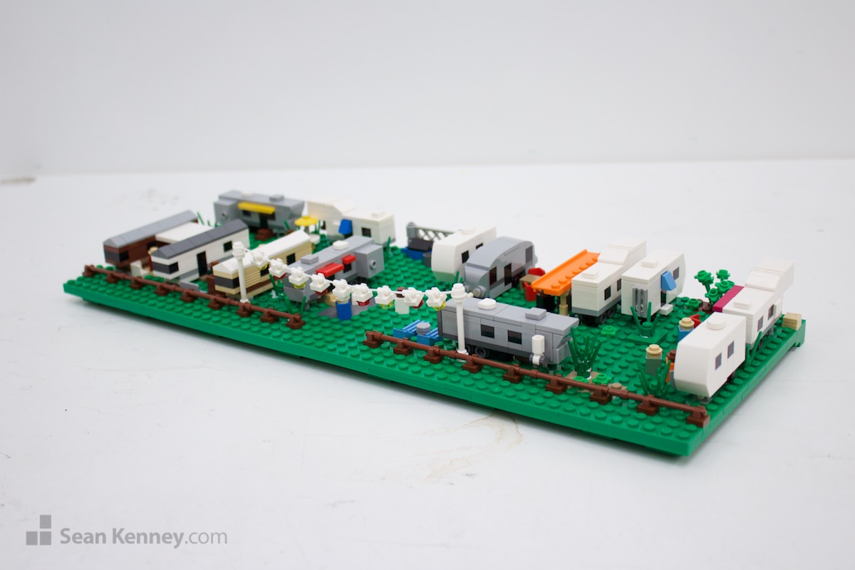 Famous LEGO builder - Trailer park