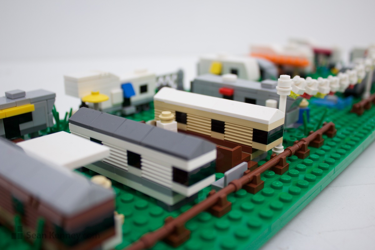 LEGO art - Trailer park