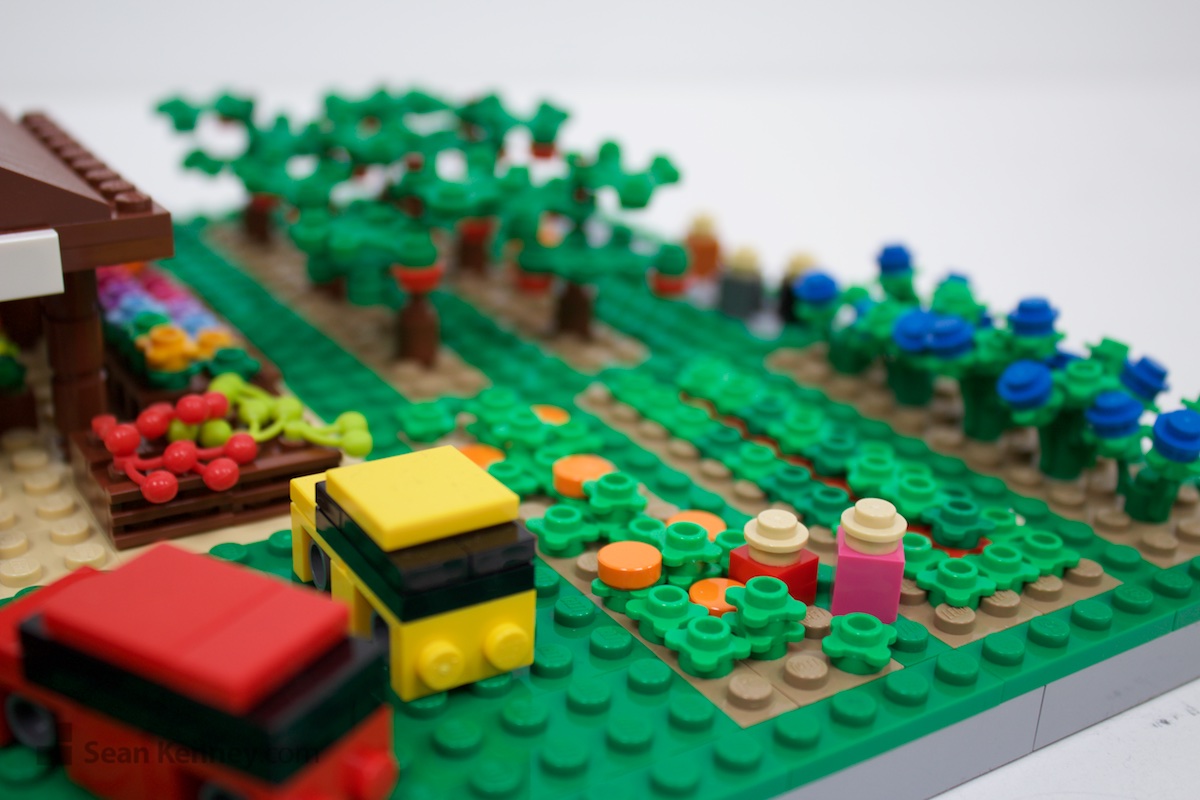 Art with LEGO bricks - Farmer’s market