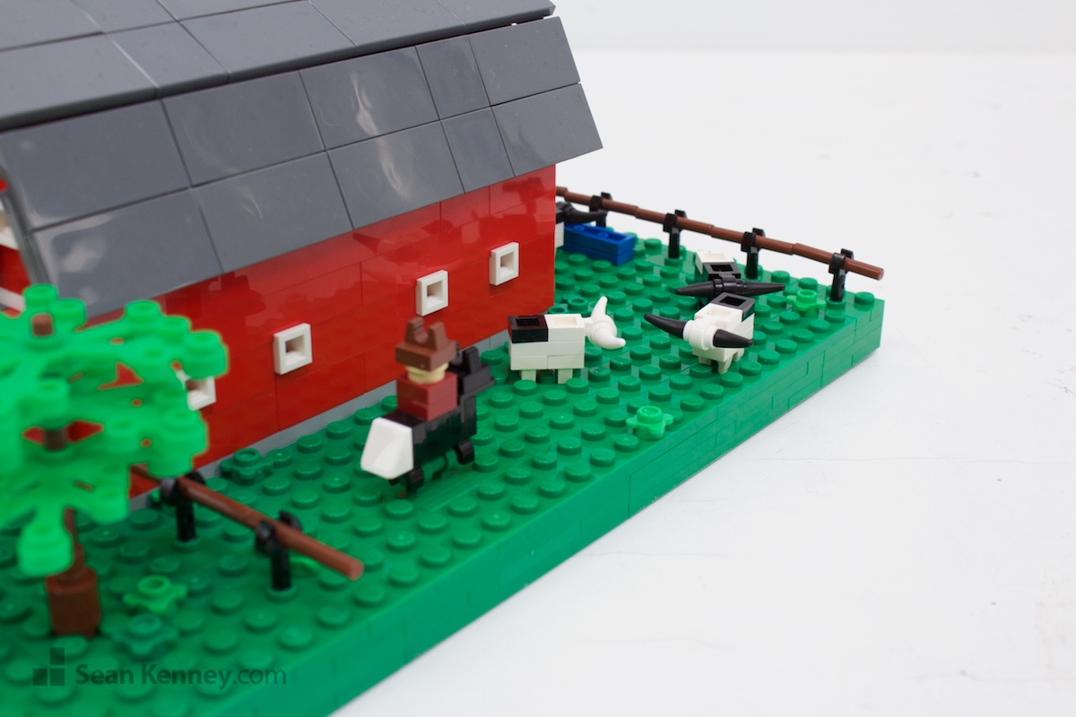 Sean Kenney's art with LEGO bricks - Farm