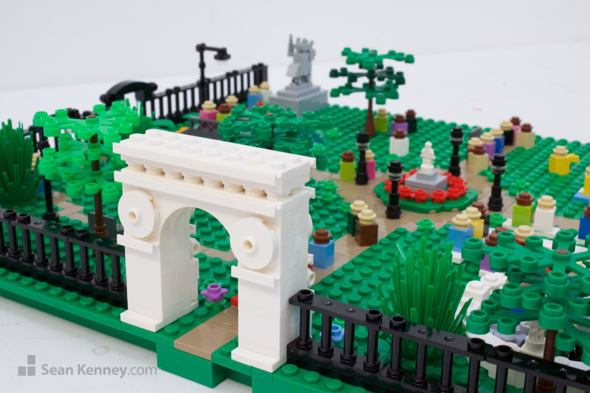 Art of LEGO bricks - Small city park