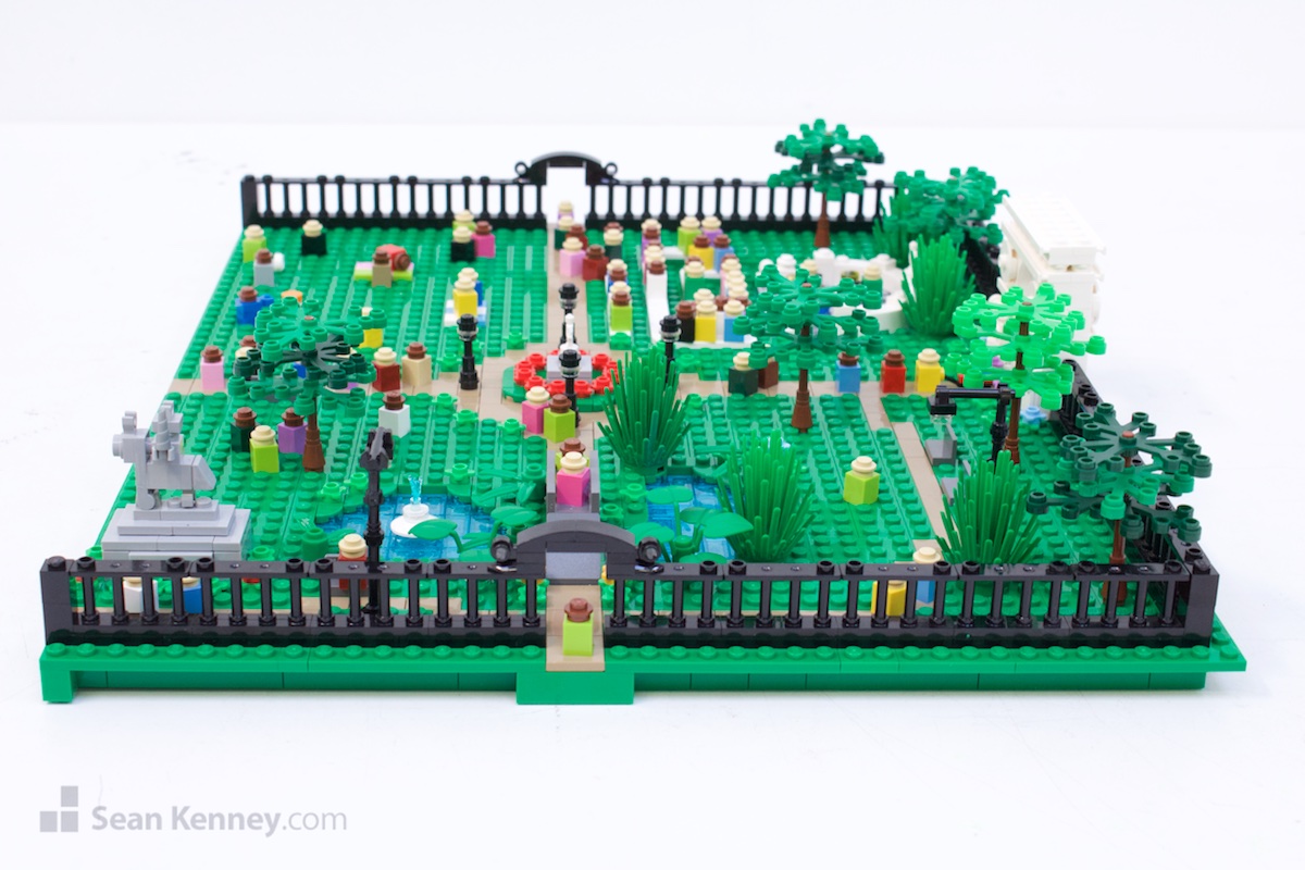 LEGO sculpture - Small city park