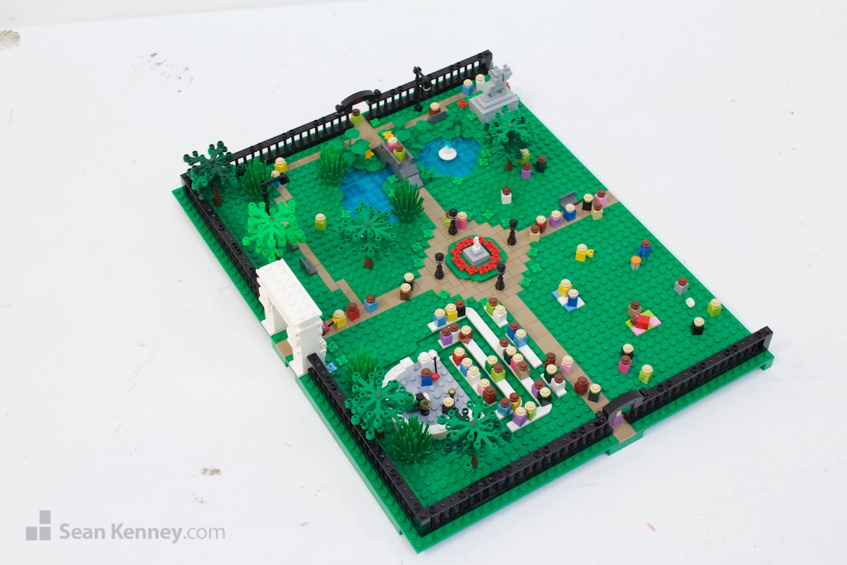 Art of LEGO bricks - Small city park