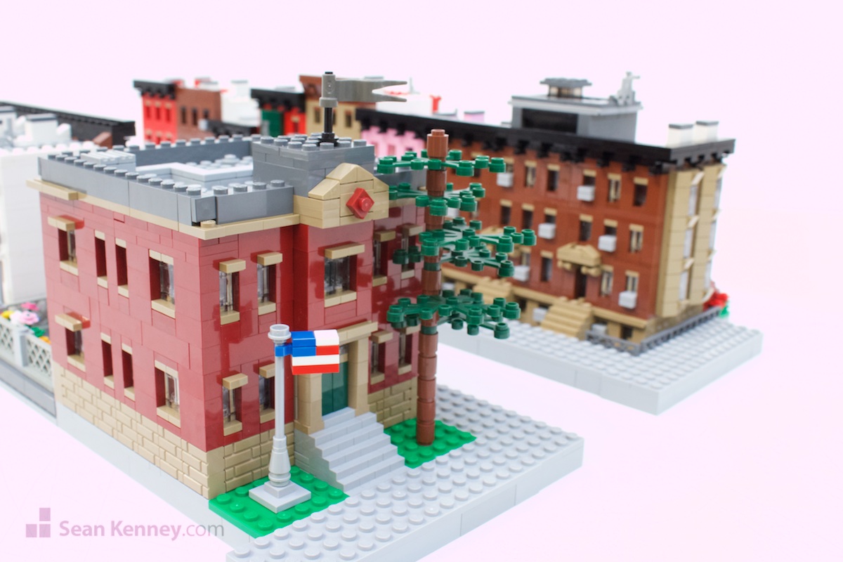 LEGOs exhibit - Brooklyn city block