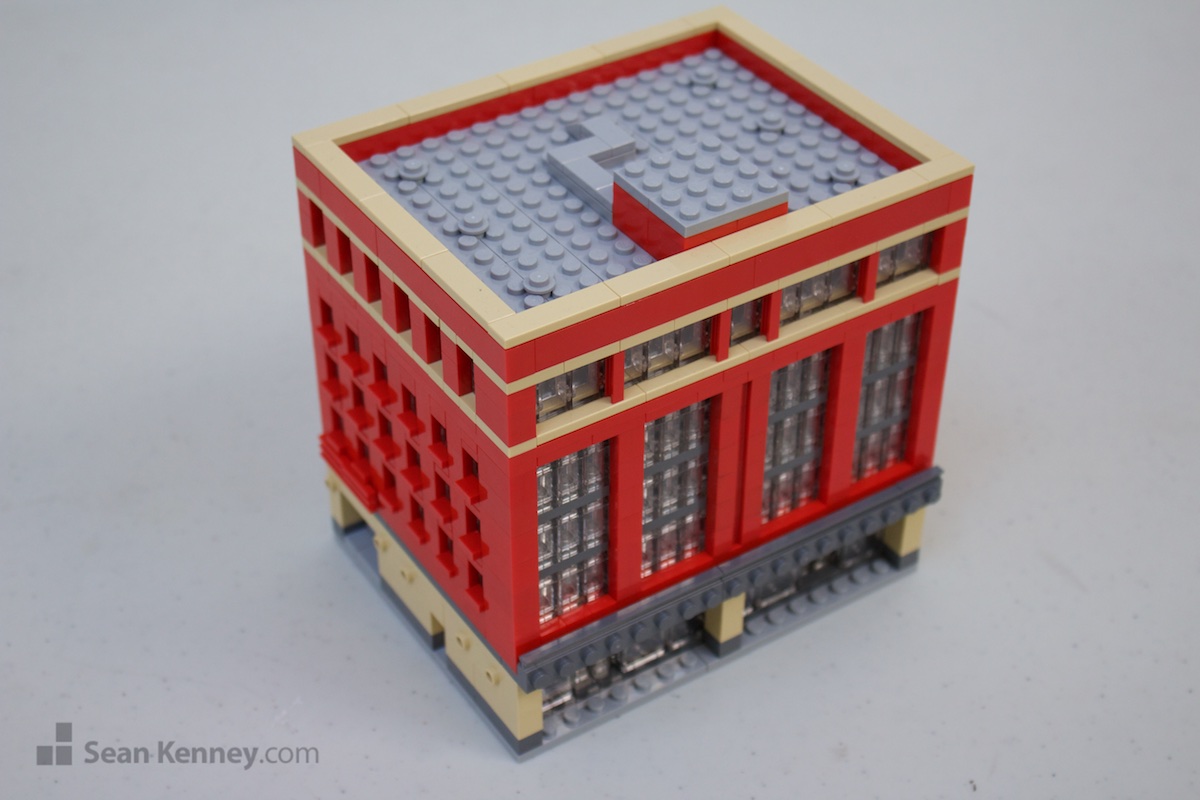 Amazing LEGO creation - Old and new shops