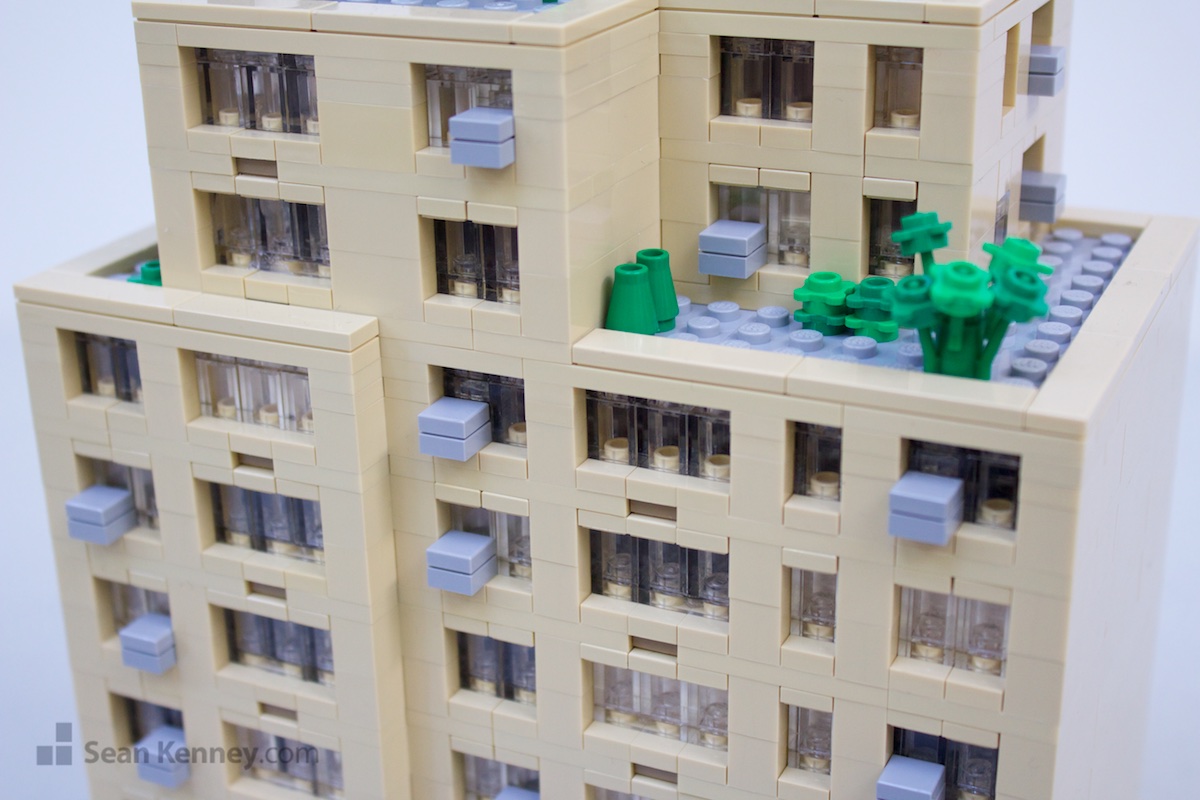 Famous LEGO builder - Midtown co-op apartment buildings