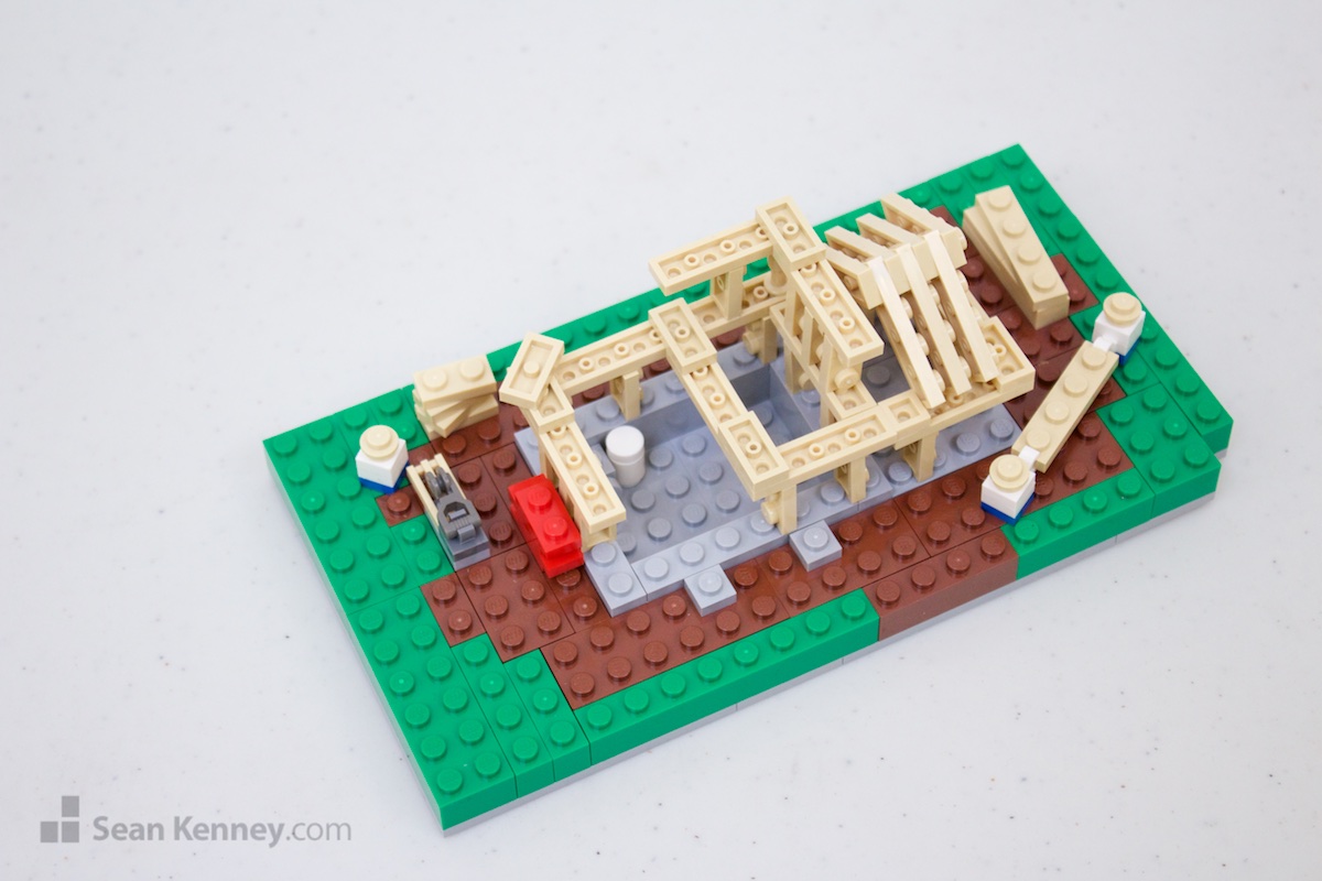 LEGOs exhibit - Suburban single family homes
