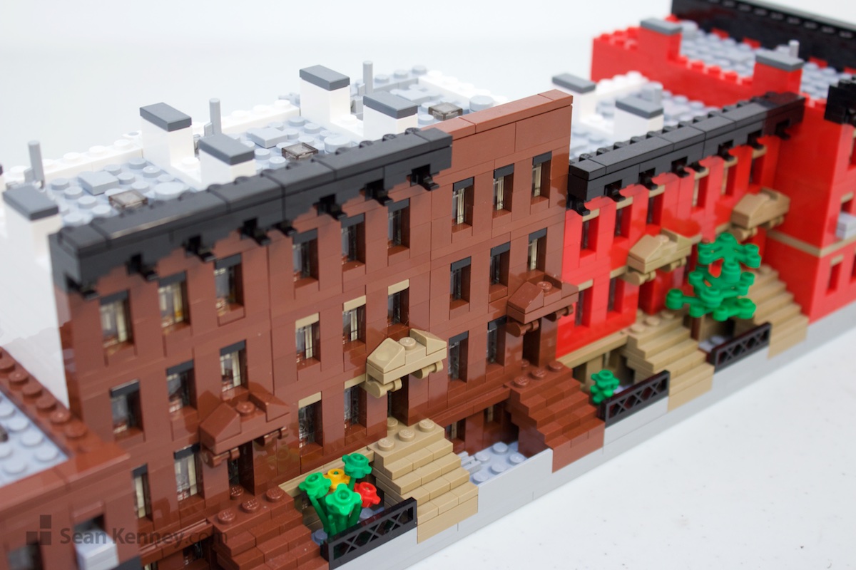 Greatest LEGO artist - Brooklyn townhouses