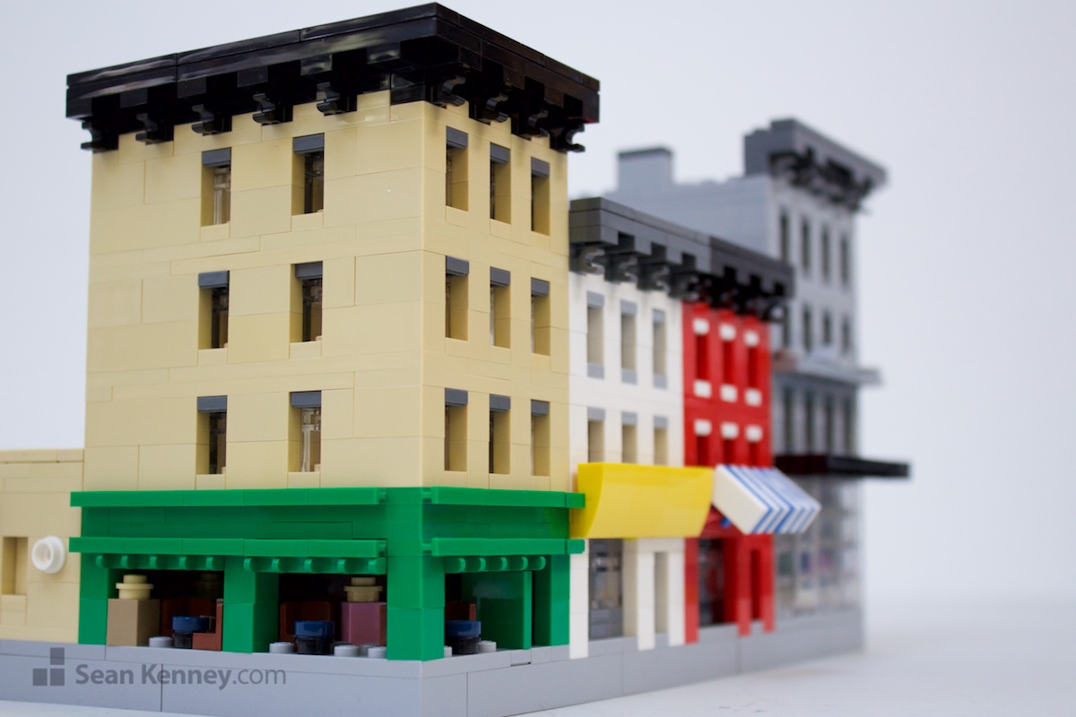 LEGOs exhibit - Little city shops