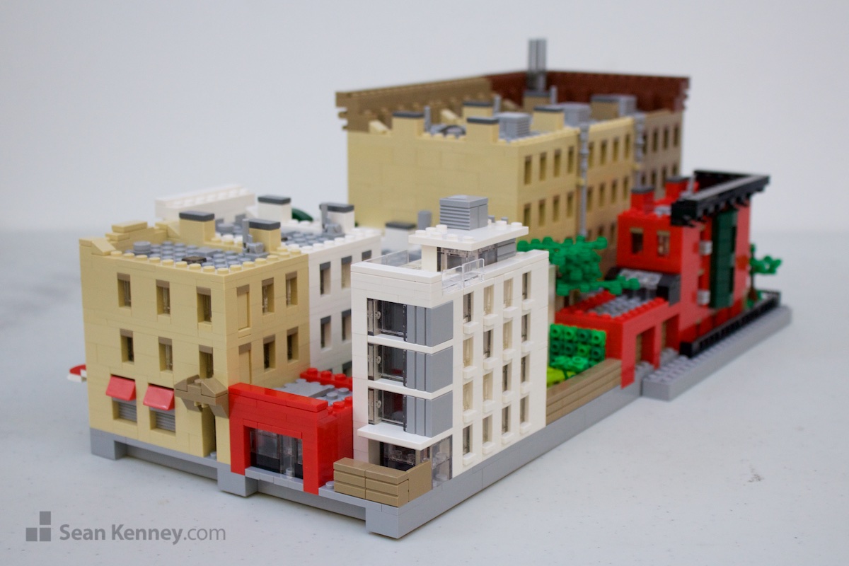 LEGO exhibit - 5th Avenue Brooklyn city block
