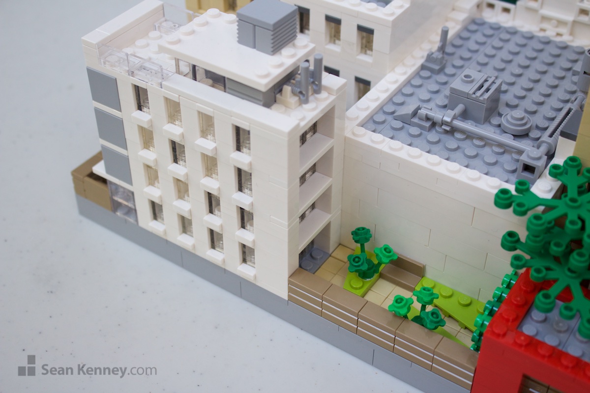 Famous LEGO builder - 5th Avenue Brooklyn city block