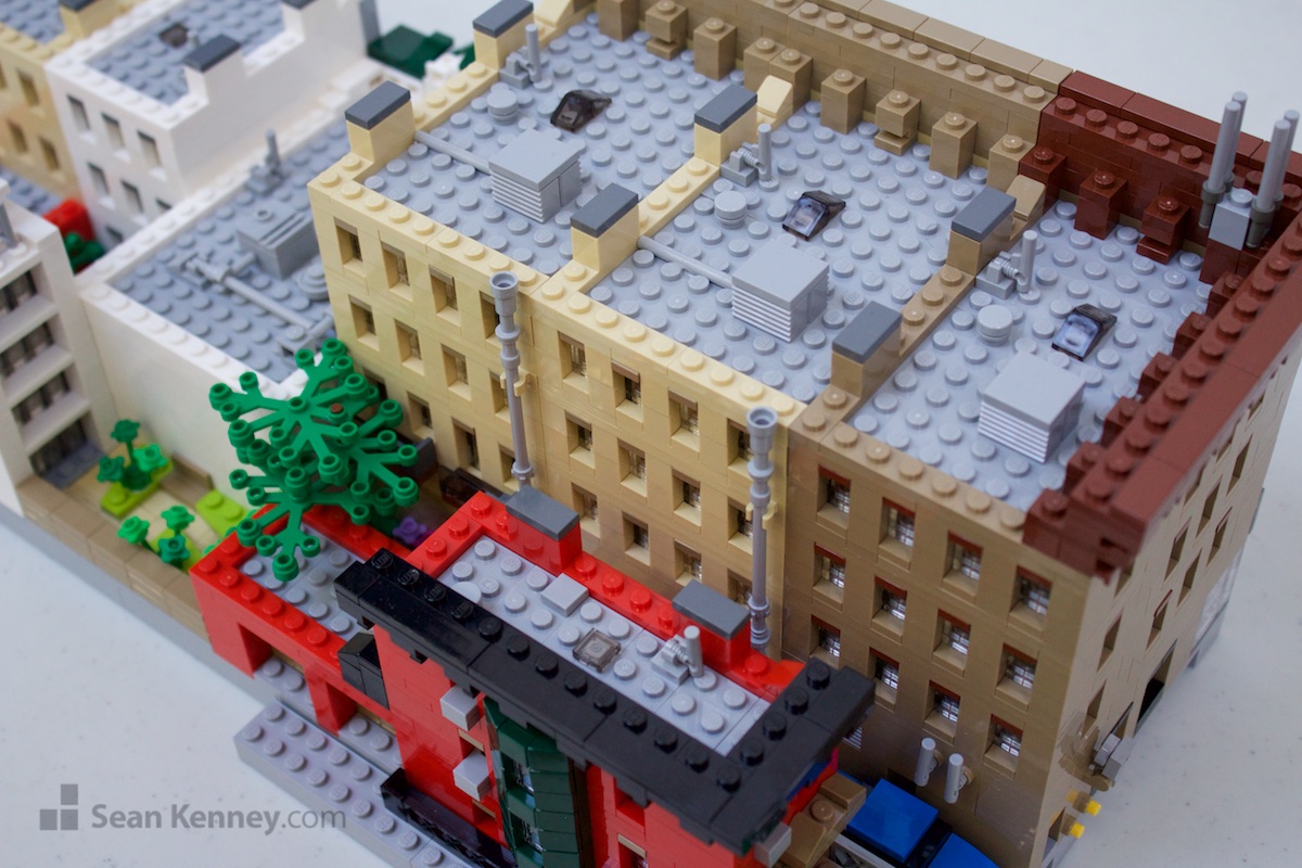 Greatest LEGO artist - 5th Avenue Brooklyn city block