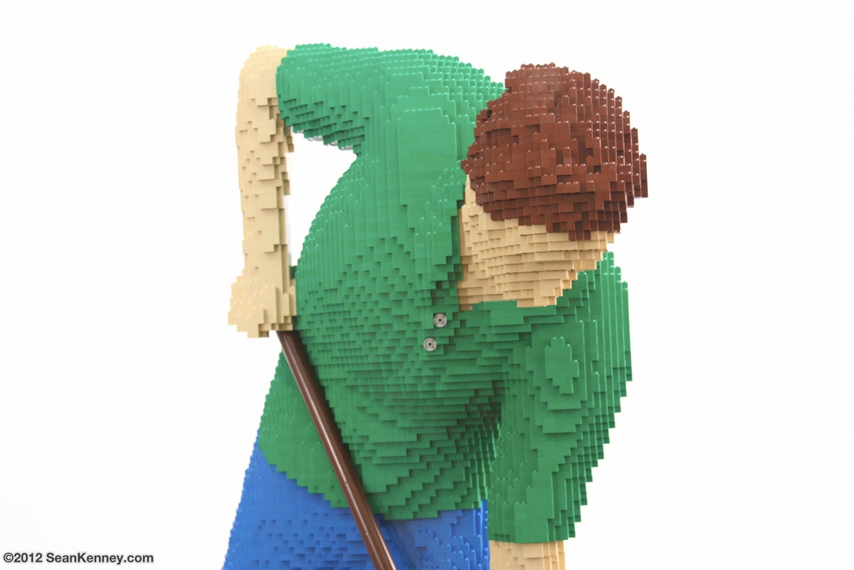 LEGO sculpture - Gardener