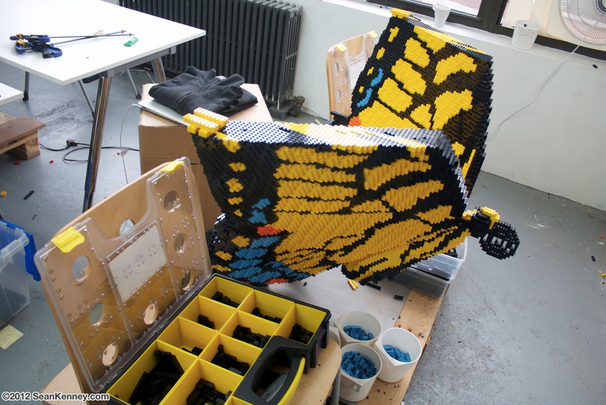 Amazing LEGO creation - Tiger swallowtail butterfly