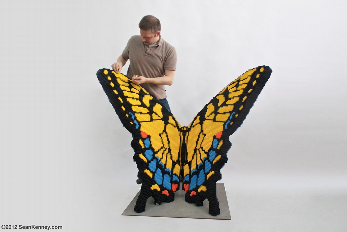 Famous LEGO builder - Tiger swallowtail butterfly