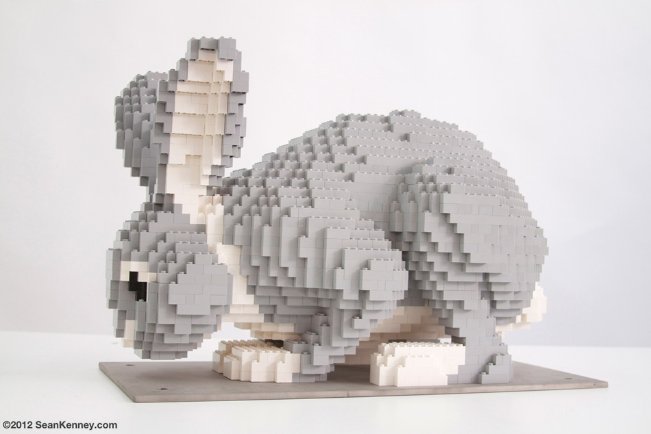 LEGO artist - Fox chasing a rabbit